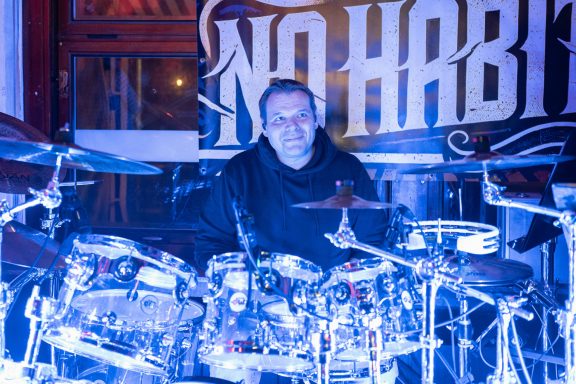Marco beim Gig im Cafe Lukas in Overath 