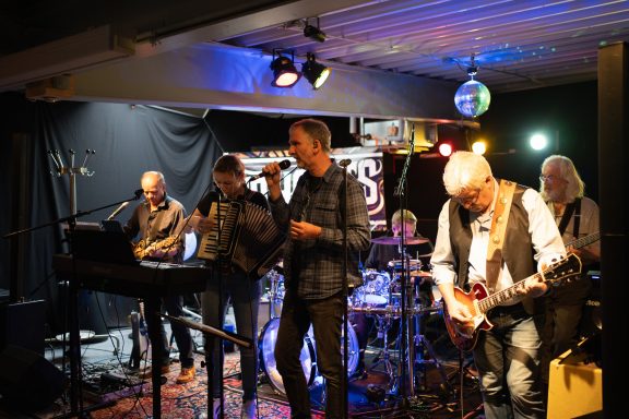 Die Band beim Gig im Cafe Lukas in Overath 